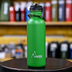 Бутылка для воды LAKEN Basic Steel Bottle 0,75L - Flow Cap Khaki