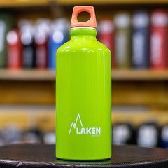 Бутылка для воды LAKEN Futura 0.6 L Green/Pink Cap